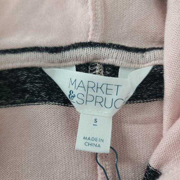 Market and Spruce Kallon knit pull over hoodie Size small super soft Travel top - Picture 7 of 7